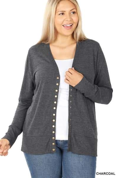 Dark grey cardigan