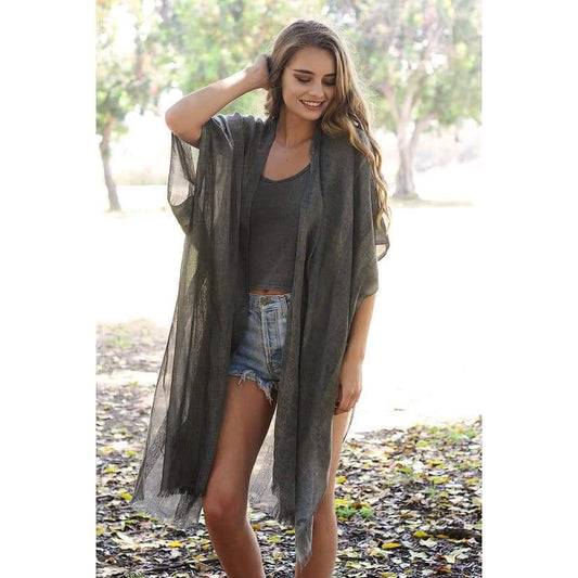 Grey kimono