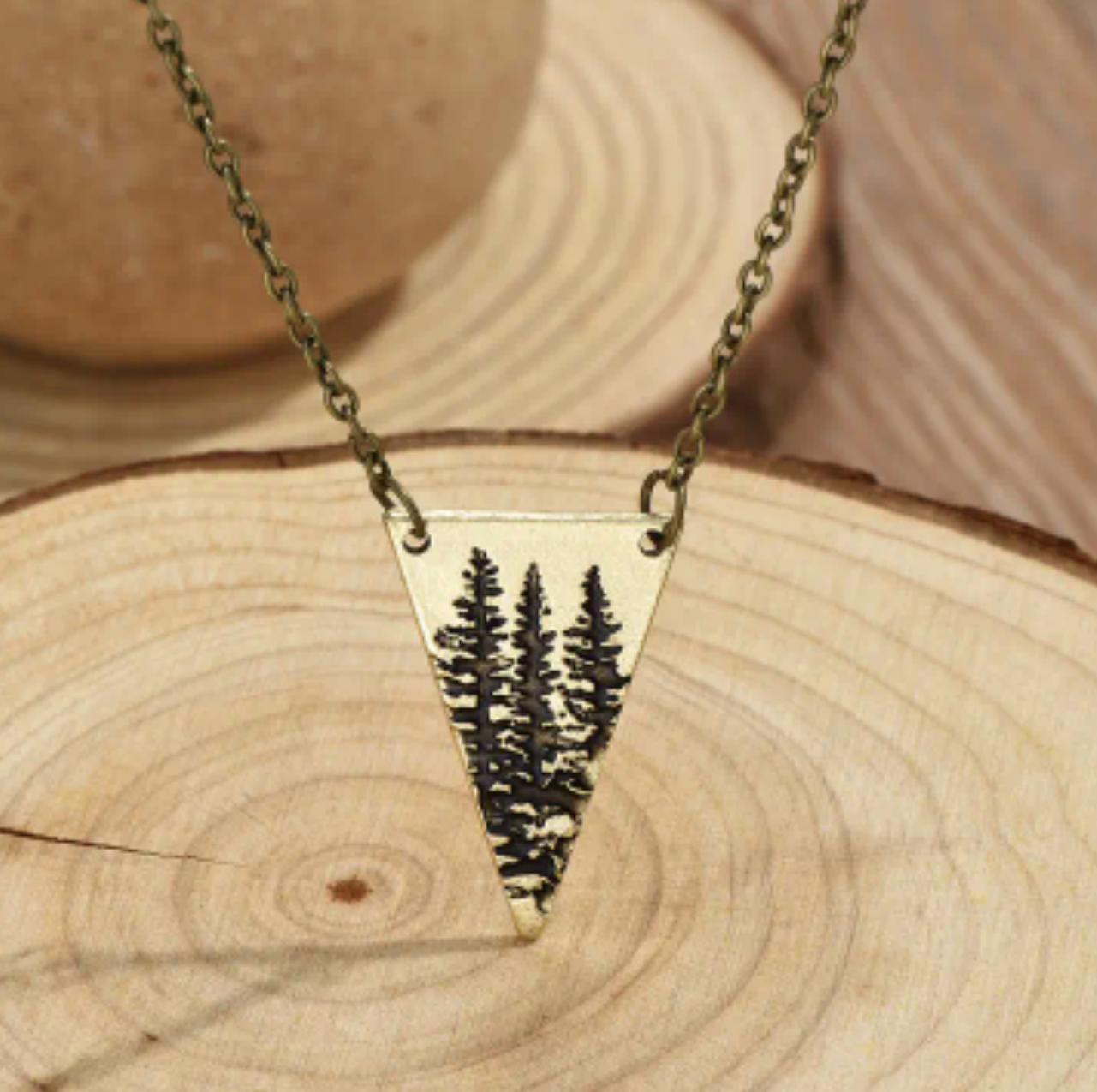 Tree scemery necklace