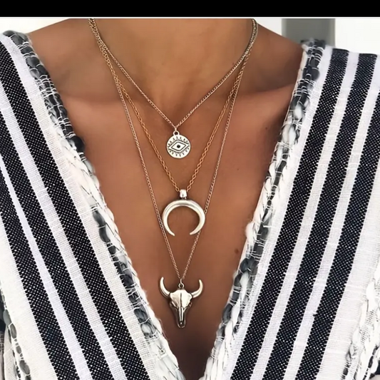 Three tiered necklace