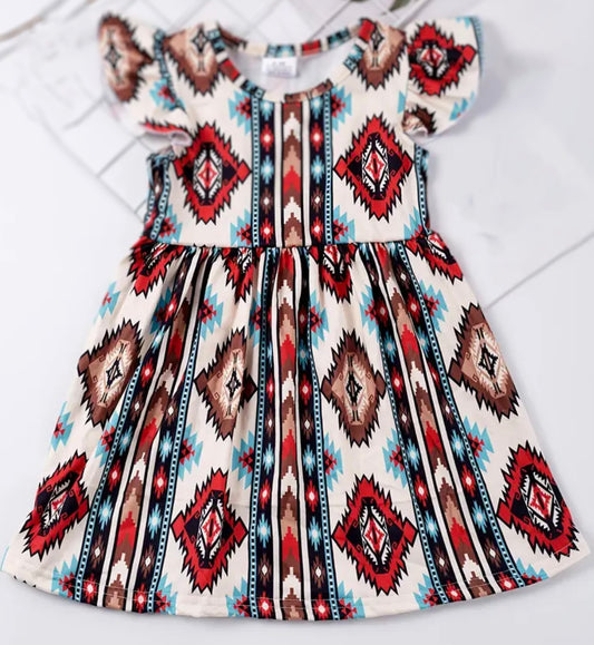 Girls Aztec Dress