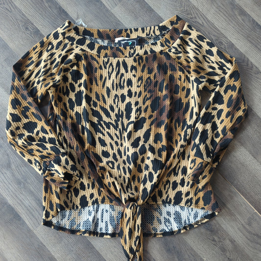 Leopard print tie bottom