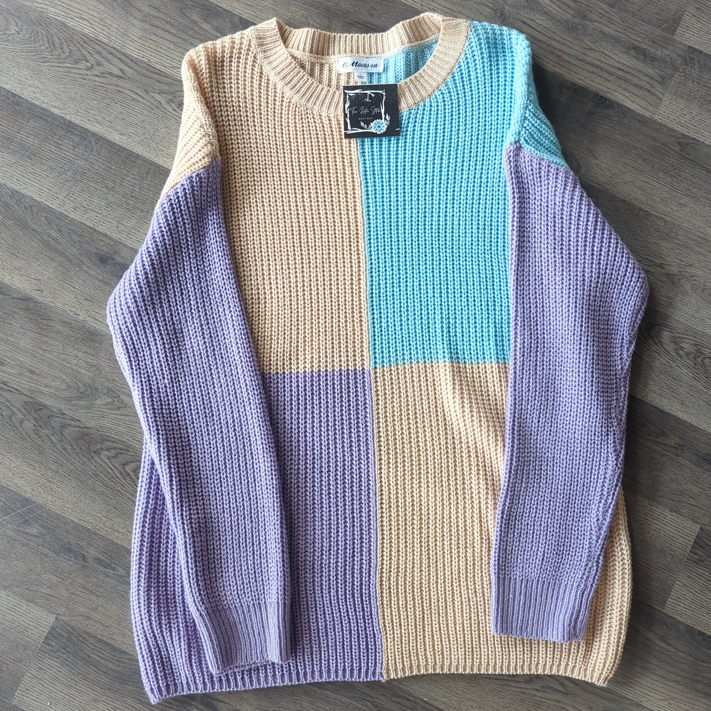 Colorblock sweater